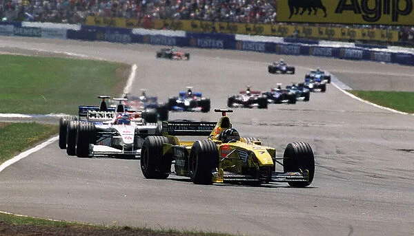 Damon Hill during the British Grand Prix July 1999 The 1999 British Grand