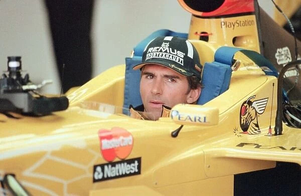 Damon Hill of Jordan-Mugen-Honda, 1998 British Grand Prix