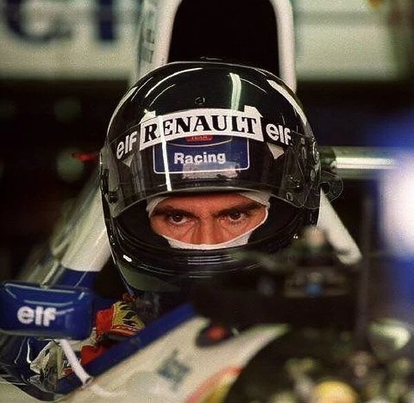 Damon Hill onthe eve of the 1994 British Grand Prix. Y2K Sport Hill