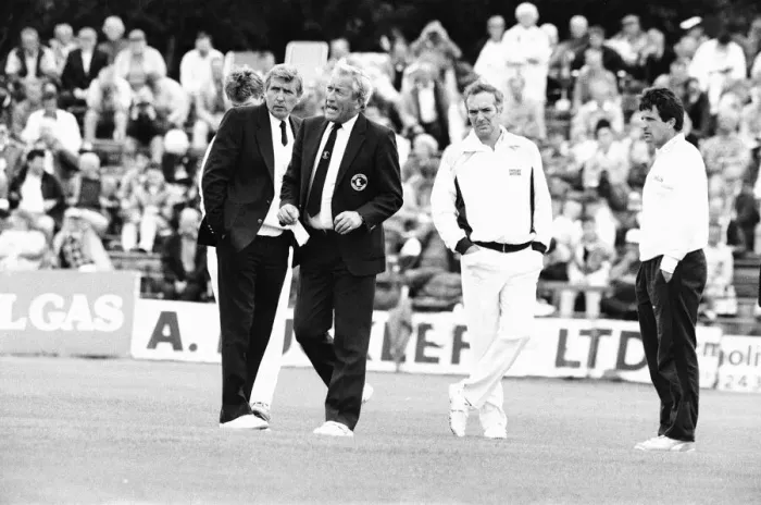 Framed Print : A damp Acklam Park where Yorkshire were suppose to play their Britannic Assurance County Framed Print : A damp Acklam Park where Yorkshire were suppose to play their Britannic Assurance County