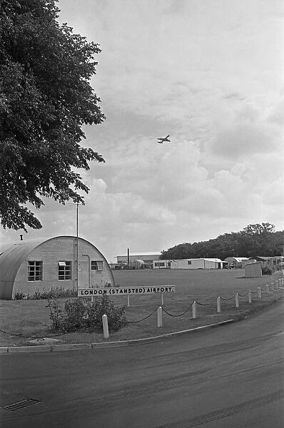 A Dan Air Comet seen here taking off from Stansted Airport. 10th August 1964