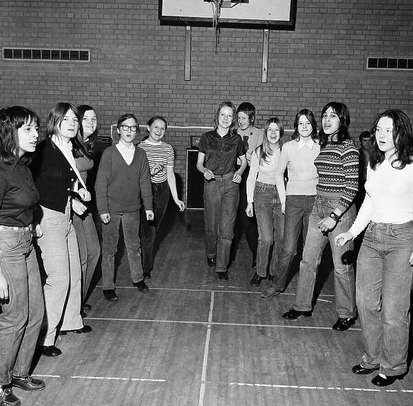 Dance marathon in Middlesbrough. 1971