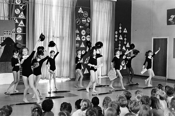 Dance performance by children at Ranikhet Primary School, June 1980