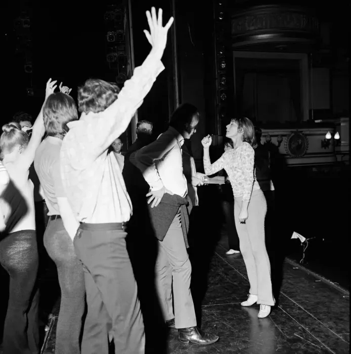 Framed Print : Dancer, choreographer and actress Gillian Lynne during rehearsals a Drury Lane for Framed Print : Dancer, choreographer and actress Gillian Lynne during rehearsals a Drury Lane for