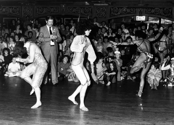 Framed Print : Dancers Dancing - Pre Disco Kidd Championship carltoncards0406 Framed Print : Dancers Dancing - Pre Disco Kidd Championship carltoncards0406