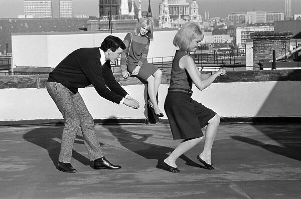 Dancers demonstrate The Ska, a new dance craze hitting the clubs of London