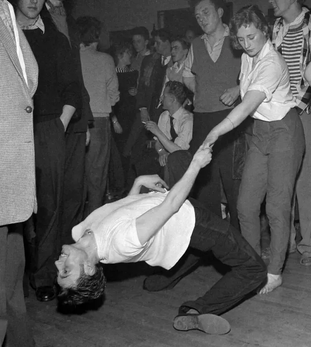 Framed Print : Dancing at an all night Jazz session at the Cy Laurie Jazz Club London Youth Framed Print : Dancing at an all night Jazz session at the Cy Laurie Jazz Club London Youth