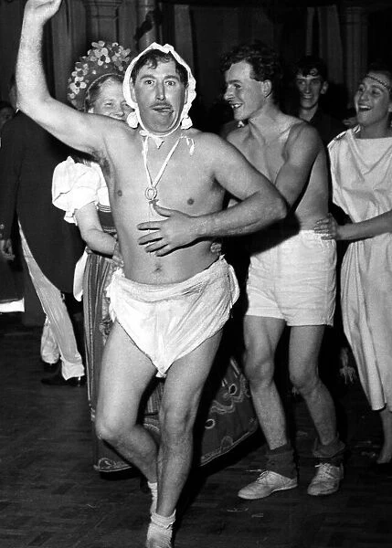 Dancing - Dancers Chelsea Art Ball Fancy Dress - A man dressed as a baby with