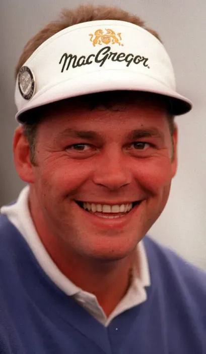 Framed Print : Darren Clarke at the Open Golf Championship Troon July 1997 Framed Print : Darren Clarke at the Open Golf Championship Troon July 1997