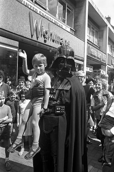 Darth Vader paid a visit to Hinckley in August 1983. The character from Star Wars was at