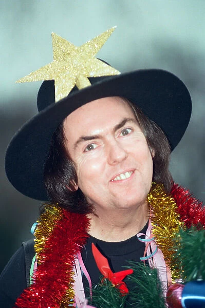 Dave Hill of the band Slade in festive mood. 12th December 1996