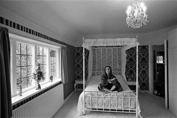 Dave Hill of Slade pictured at his luxurious home in Solihull, Warwickshire