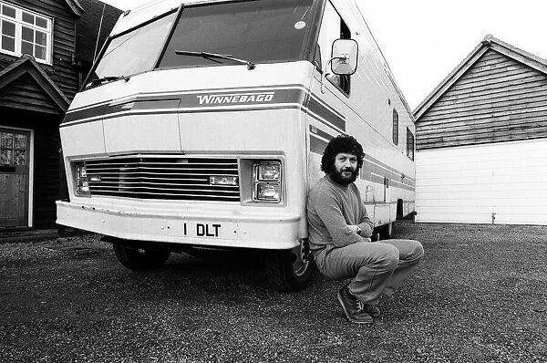 Dave Lee Travis, BBC Radio One DJ prepares to take his show on the road
