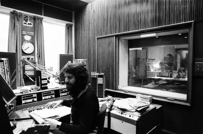 Framed Print : Dave Lee Travis DJ BBC Radio One Breakfast Show, 28th June 1978 Framed Print : Dave Lee Travis DJ BBC Radio One Breakfast Show, 28th June 1978