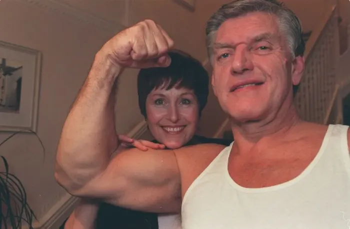 Framed Print : DAVE PROWSE, MUSCLE MEN PARTNERS FEATURE Framed Print : DAVE PROWSE, MUSCLE MEN PARTNERS FEATURE