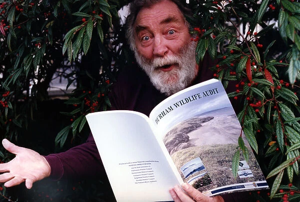 David Bellamy at the launch of the Durham Wildlife Audit on 7th December 1995