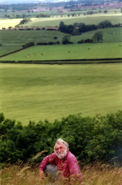 Framed Print : David Bellamy looks over the views at Cassop Vale Nature Reserve Framed Print : David Bellamy looks over the views at Cassop Vale Nature Reserve