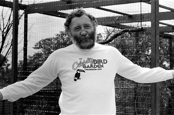 David Bellamy at the opening of The Celebrity Bird Garden at Chessington Zoo