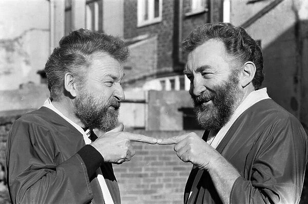 David Bellamy pictured with his brother Gervais. November 1978