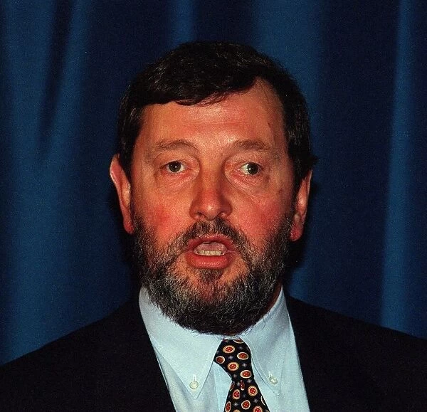 David Blunkett the Education Minister is pictured at the Launch of Excellence in Cities