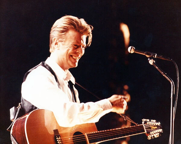 David Bowie in concert. 20th March 1990