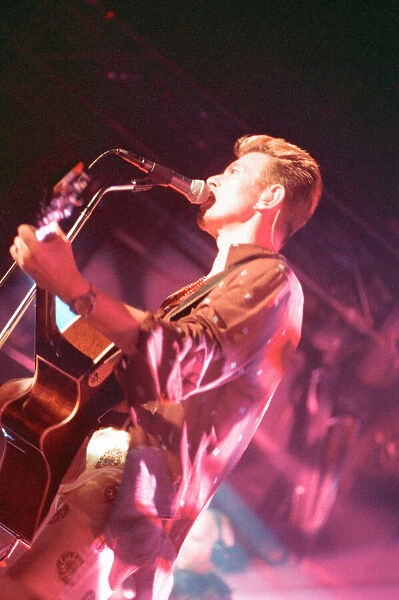 David Bowie in Concert, The Earthling World Tour, pictured at Rock City, Nottingham