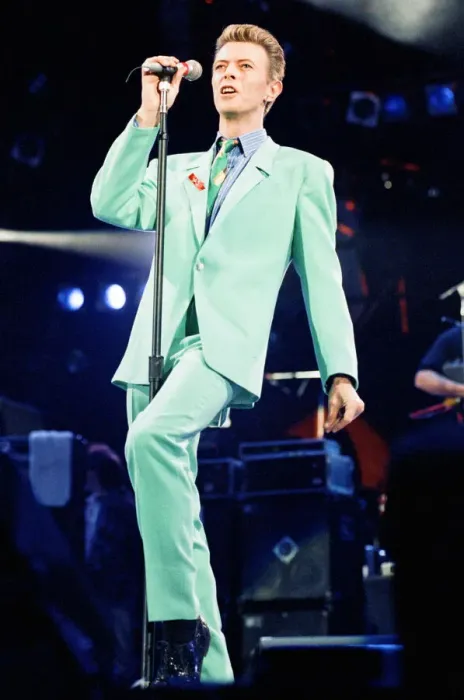 Framed Print : David Bowie performing at The Freddie Mercury Tribute Concert for Aids Awareness Framed Print : David Bowie performing at The Freddie Mercury Tribute Concert for Aids Awareness