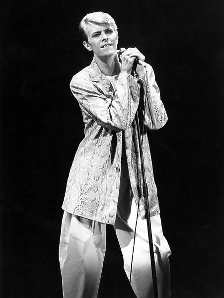 David Bowie performing. June 1978