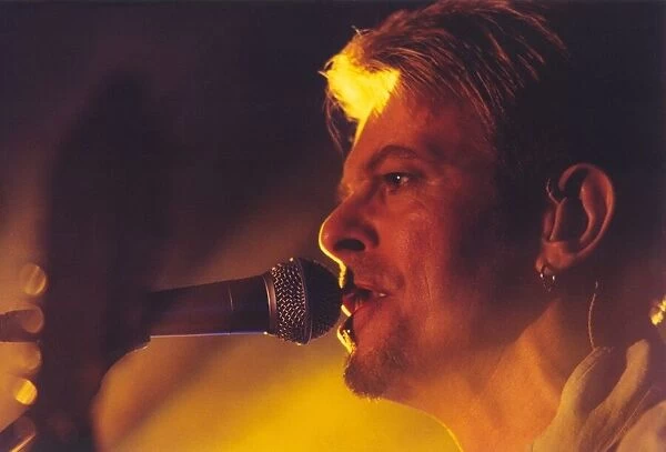 David Bowie performing at The Riverside in Newcastle. 03  /  08  /  97
