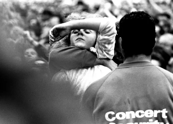 Framed Print : David Bowie performing at Roker Park, Sunderland on 23rd June 1987 in his Glass Spider Framed Print : David Bowie performing at Roker Park, Sunderland on 23rd June 1987 in his Glass Spider