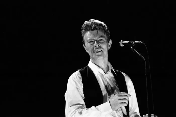 Framed Print : David Bowie on stage at the Birmingham NEC during the first leg of his Sound Framed Print : David Bowie on stage at the Birmingham NEC during the first leg of his Sound