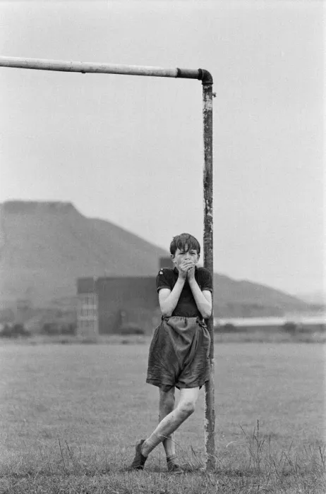 Framed Print : David Bradley, (aged 14) playing the part of Billy Casper, pictured with his Kestral