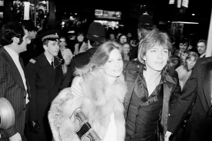 Framed Print : David Cassidy, singer, actor and musician, in London. 1977