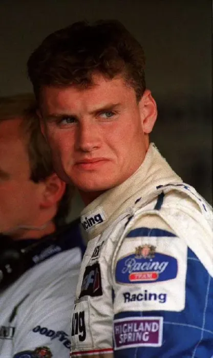  : David Coulhard motor racing driver at silverstone on the eve of British grand prix epd