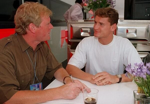David Coulthard formula one grand prix racing car driver is interviewed by Daily Record