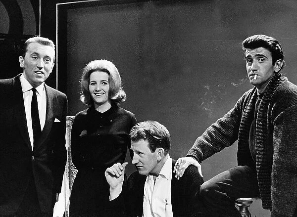David Frost Millicent Martin Lance Percival and Alan Mancini in the TV Programme That Was