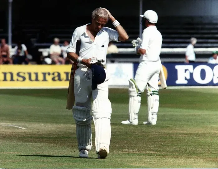 Framed Print : David Gower cricketer Test Exit Circa 1990 Framed Print : David Gower cricketer Test Exit Circa 1990