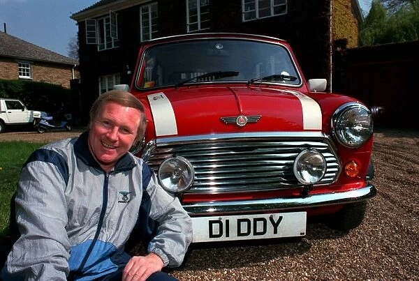 DAVID HAMILTON, D. J. WITH HIS PERSONALISED NUMBER PLATE - 26  /  04  /  1991