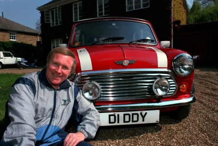 Framed Print : DAVID HAMILTON, D. J. WITH HIS PERSONALISED NUMBER PLATE - 26 / 04 / 1991 Framed Print : DAVID HAMILTON, D. J. WITH HIS PERSONALISED NUMBER PLATE - 26 / 04 / 1991