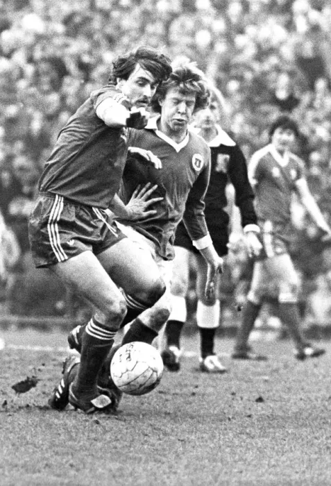 Framed Print : David Hodgson, Middlesbrough F. C. 2 - 1 Everton, 22nd March 1980