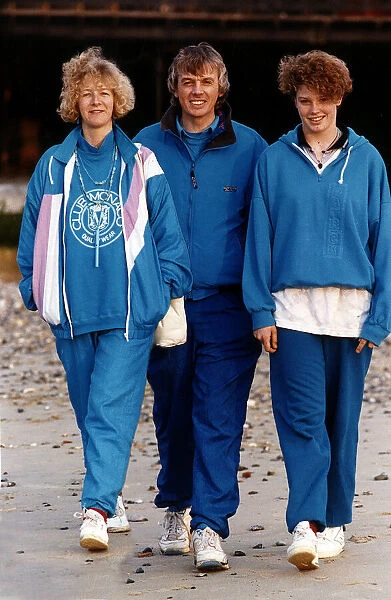 David Icke, former TV Sports Presenter and a founder of the Green Party with daughters