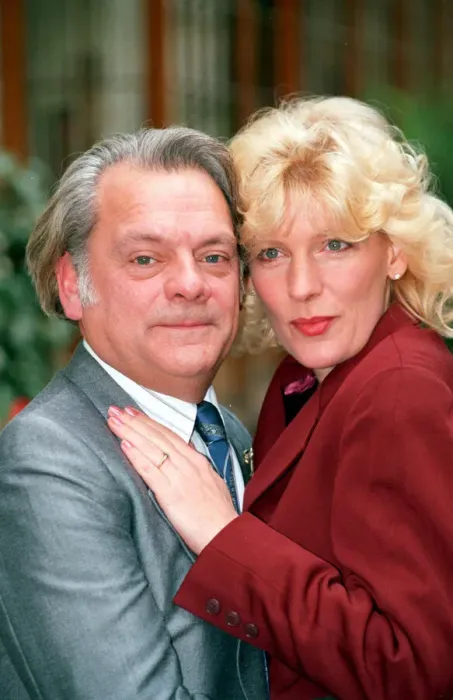 Framed Print : DAVID JASON AND DIANA WESTON IN PHOTOCALL TO PROMOTE A BIT OF A DO - 29  /  09  /  1989
