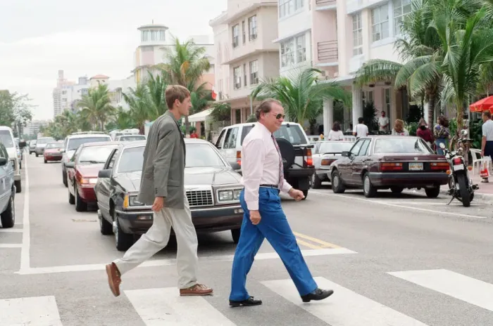 Framed Print : David Jason and Nicholas Lyndhurst on location in America filming the