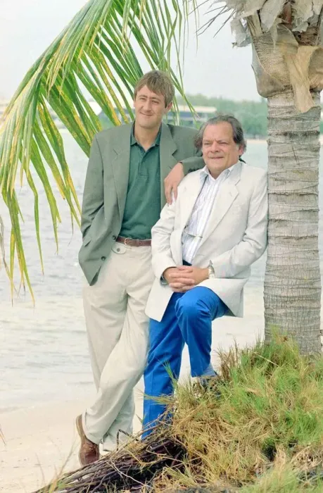Framed Print : David Jason and Nicholas Lyndhurst - November 1991 Only Fools