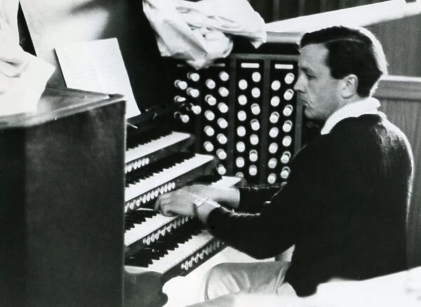 David Lepine, Coventry Cathedral organist. 17th May 1962