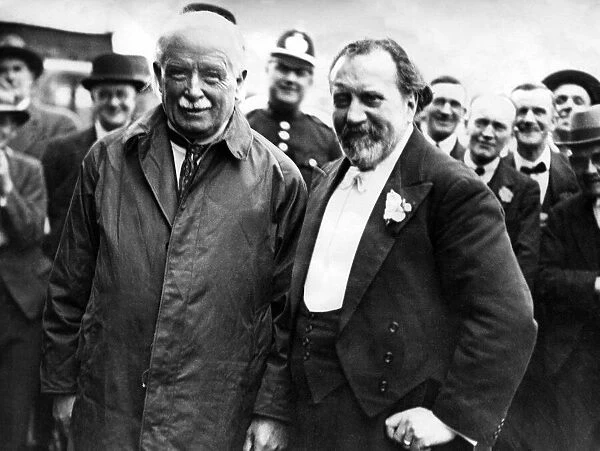David Lloyd George with Sir Henry Joseph Wood. 4th May 1934