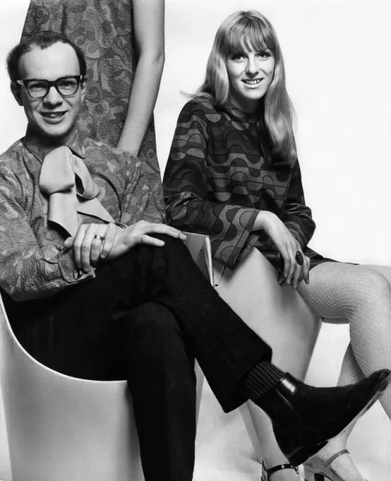 Framed Print : David and Marion Donaldson, Fashion Designers, husband and wife team, pictured, Glasgow Framed Print : David and Marion Donaldson, Fashion Designers, husband and wife team, pictured, Glasgow