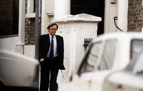David Mellor Conservative MP leaves his home at Finsborough Road