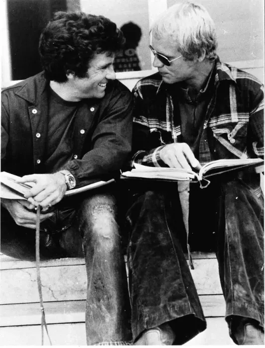 Framed Print : David Soul Actor with Paul Michael Glasier - March 1977