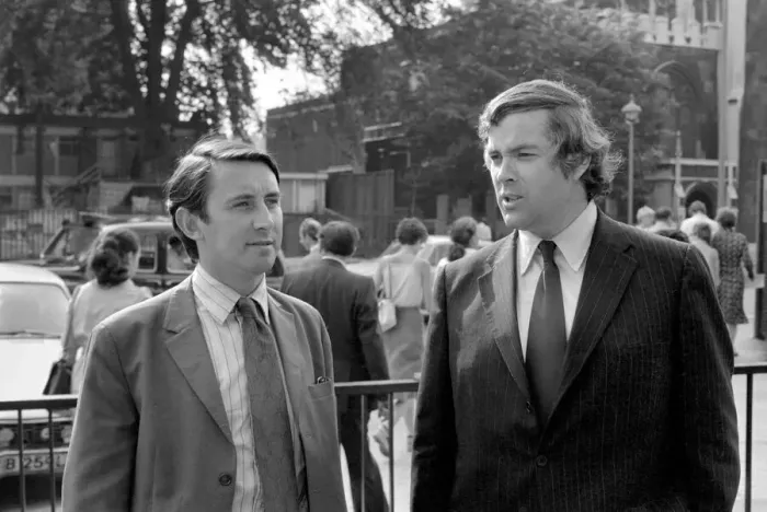 Framed Print : David Steel M. P. (left) and John Pardoe M. P. seen here during the contest for Liberal Framed Print : David Steel M. P. (left) and John Pardoe M. P. seen here during the contest for Liberal